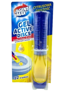 Шприц-гель для унитаза Agent Max цитрусовый 75 мл, 12 нанесений