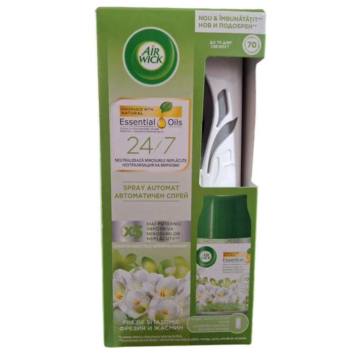 Освіжувач повітря автоматичний Airwick Freshmatic Фрезія та жасмин, 250 мл - 