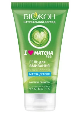 Мицеллярний гель для вмивання Біокон I Love Matcha Tea, 165 мл