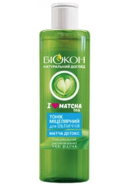Мицеллярний тонік для обличчя Біокон I Love Matcha Tea, 200 мл