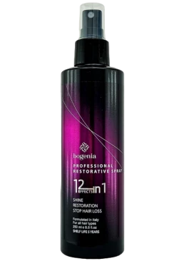 Восстанавливающий спрей для волос 12 в 1 Bogenia Professional Restorative Spray, 250 мл