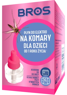 Рідина для електрофумігатора від комарів для дітей Bros, 40 мл