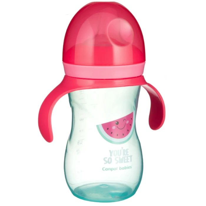Кружка тренувальна з силіконовим носиком Canpol babies SO COOL, 270 мл - 