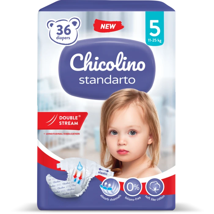 Подгузники детские Chicolino 5 (11-25 кг), 36 шт - 