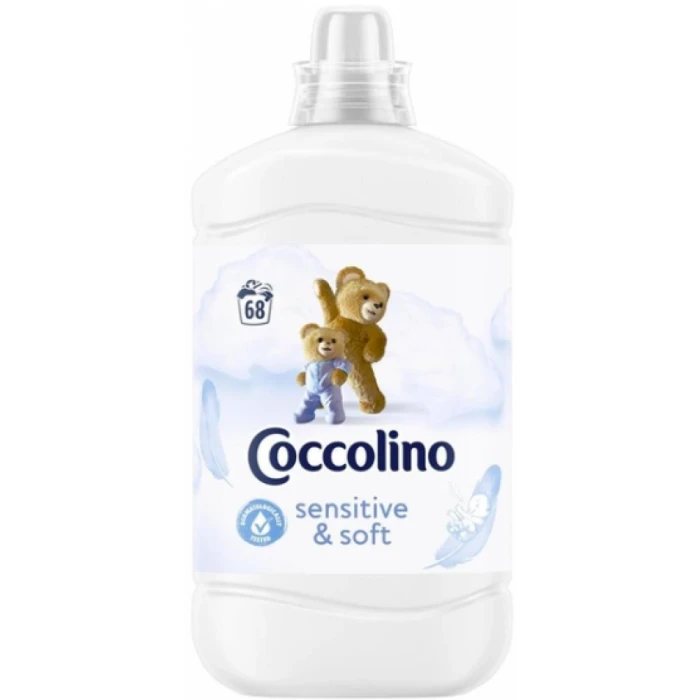Кондиционер для белья Coccolino Sensitive & Soft, 1.7 л (68 стирок) - 