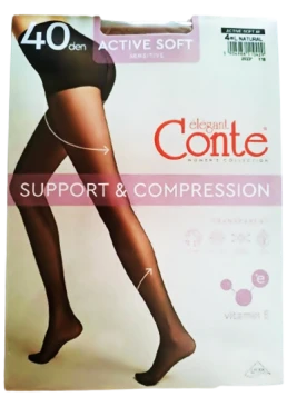 Колготки Conte Active 40 Den Natural, 4 размер