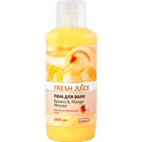 Піна для ванн Fresh Juice Banana & Mango mousse, 1 л