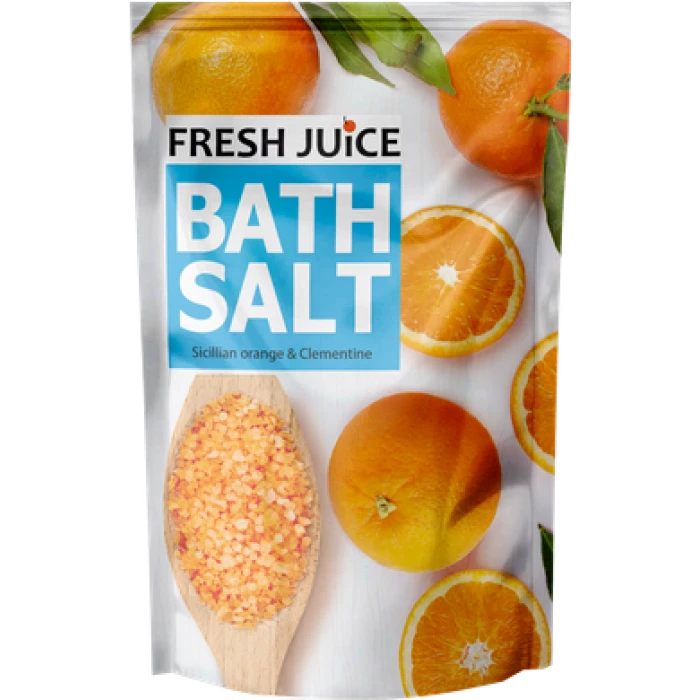 Сіль для ванни Fresh Juice Сицилійський апельсин і клементин 500г - 