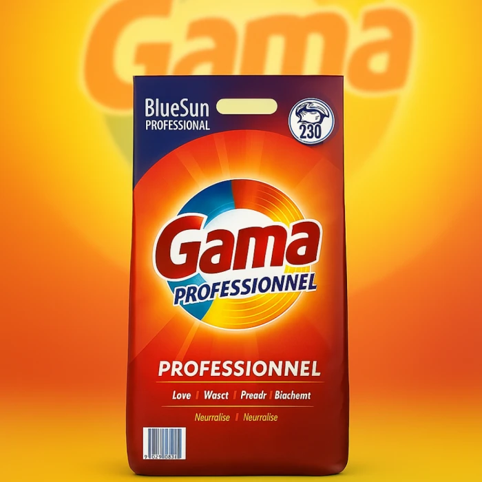 Порошок для стирки Gama Professionnel для профессиональной стирки, 15 кг (230 прань) - 