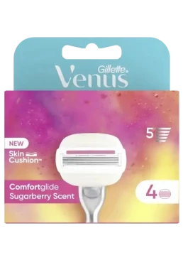 Змінні картриджі для гоління Gillette Venus Olay ComfortGlide Sugarberry, 4 шт