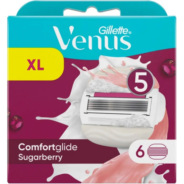 Сменные картриджи для бритья Gillette Venus ComfortGlide Sugarberry, 6 шт - 
