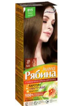 Крем-фарба для волосся Рябіна №015, темно русий