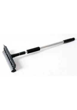 Швабра для мытья окон с губкой Eco Fabric 25 см (телескопическая ручка 60-98 см)