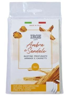 Ароматизатор для шкафа IRGE Амбра и Сандал, 3 шт