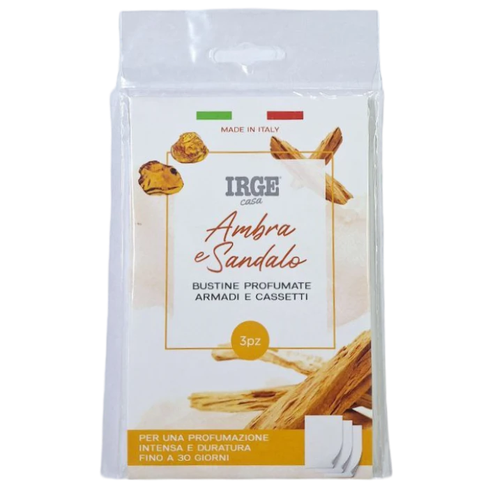Ароматизатор для шкафа IRGE Амбра и Сандал, 3 шт - 