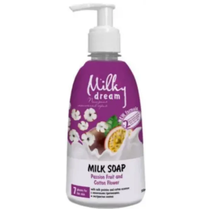 Рідке крем-мило Milky Dream Маракуйя та квіти бавовни, 500 мл - 