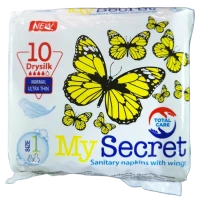 Гігієнічні прокладки My Secret Drysilk 4 краплі, 10 шт
