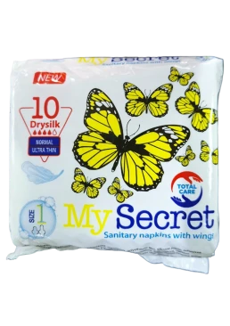 Гигиенические прокладки My Secret Drysilk 4 капли, 10 шт