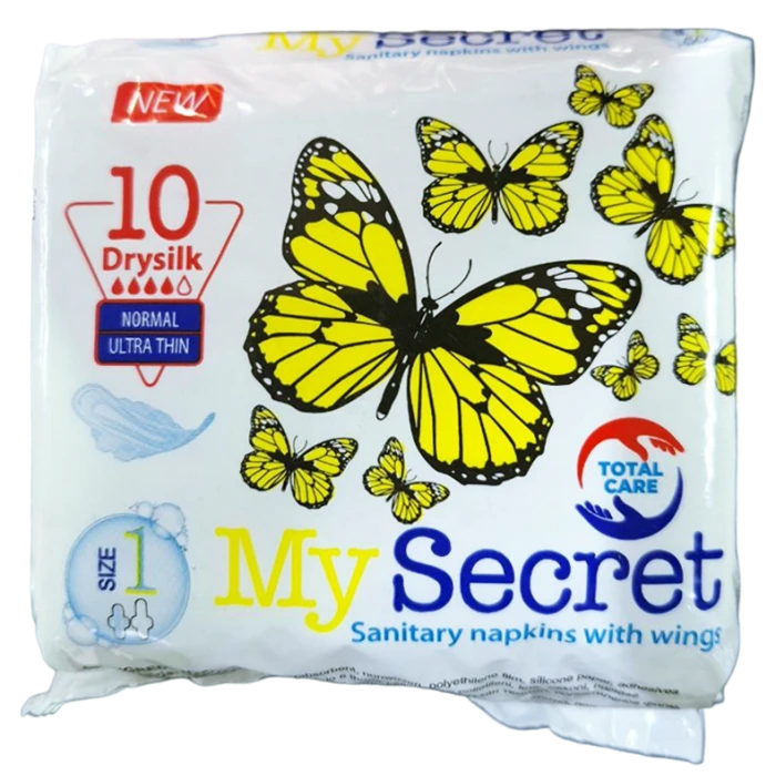 Гігієнічні прокладки My Secret Drysilk 4 краплі, 10 шт - 
