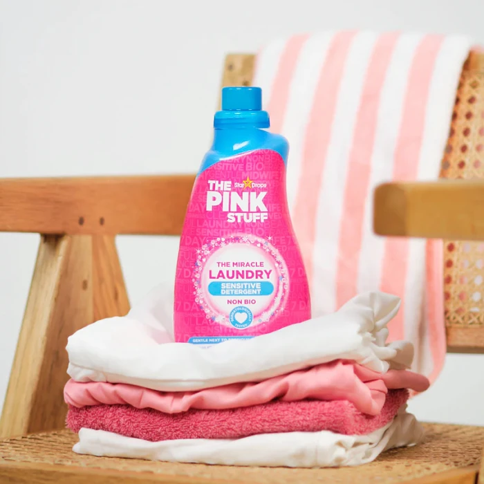 Гіпоалергенний гель для прання The Pink Stuff Sensitive Non Bio, 960 мл (30 прань) - 