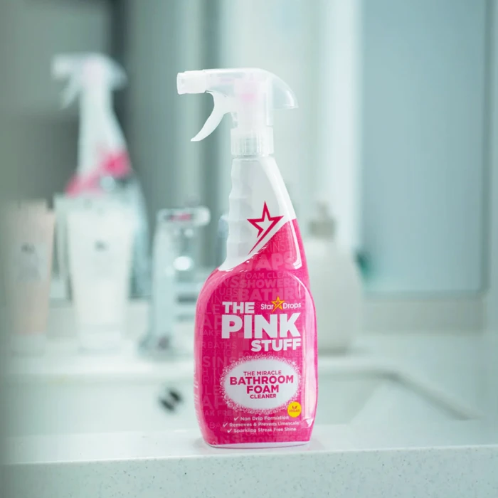 Спрей-піна для чищення ванної кімнати The Pink Stuff, 750 мл - 
