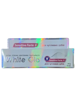 Зубна паста White Glo відбілювальна Сенситив Форте Плюс для зниження чутливості, 24 г