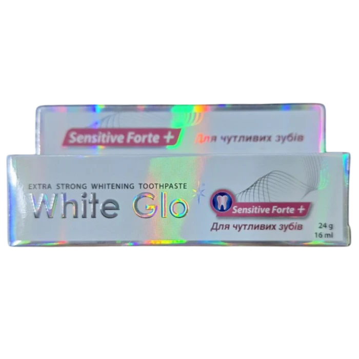 Зубна паста White Glo відбілювальна Сенситив Форте Плюс для зниження чутливості, 24 г - 